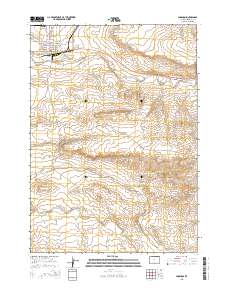 Shoshoni 2015 topographic map thumbnail