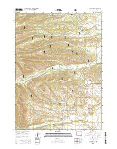 Prospect Peak 2015 topographic map thumbnail