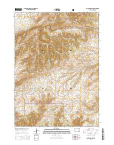 Protsmans Knob 2015 topographic map thumbnail