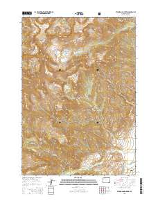 Ptarmigan Mountain 2015 topographic map thumbnail