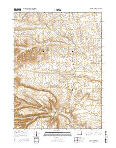Scrivner Butte 2015 topographic map thumbnail
