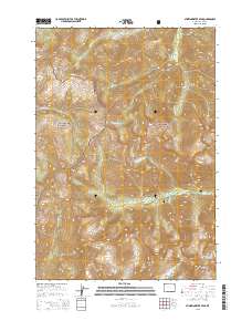 Stinkingwater Peak 2015 topographic map thumbnail