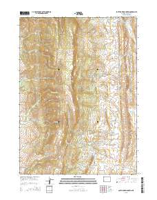 South Fork Mountain 2015 topographic map thumbnail