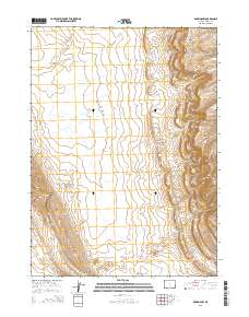 Rawlins NW 2015 topographic map thumbnail