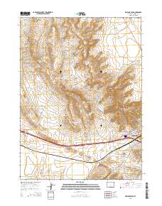 Rawlins Peak 2015 topographic map thumbnail