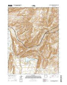 Sulphur Creek Reservoir 2015 topographic map thumbnail