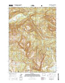 Togwotee Pass 2015 topographic map thumbnail