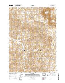 Rolling Pin Ranch 2015 topographic map thumbnail