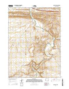 Savage Ranch 2015 topographic map thumbnail