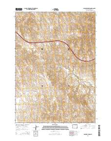 Ploessers Draw 2015 topographic map thumbnail