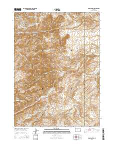 Poe Mountain 2015 topographic map thumbnail