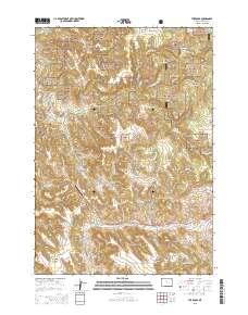 The Rocks 2015 topographic map thumbnail