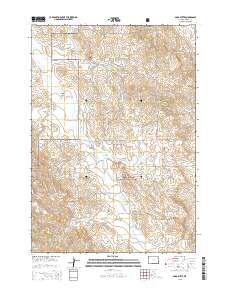 Soda Butte 2015 topographic map thumbnail