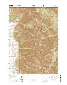 Stewart Peak 2015 topographic map thumbnail
