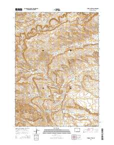 Three Buttes 2015 topographic map thumbnail