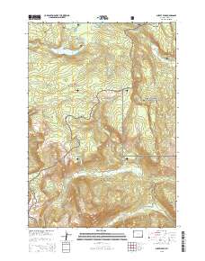 Survey Peak 2015 topographic map thumbnail