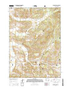 Raspberry Ridge 2015 topographic map thumbnail