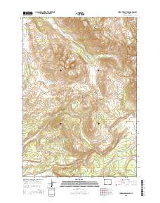 Three Rivers Peak 2015 topographic map thumbnail