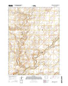 Simpson Gulch SE 2015 topographic map thumbnail