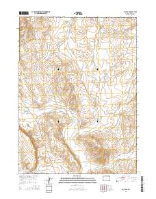 Blue Gap 2015 topographic map thumbnail