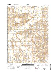 Bowen Flat 2015 topographic map thumbnail