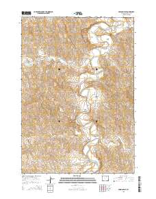 Bowman Flat 2015 topographic map preview