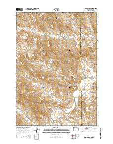 Cabin Creek NE 2015 topographic map thumbnail