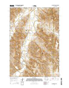 Cabin Creek SE 2015 topographic map thumbnail