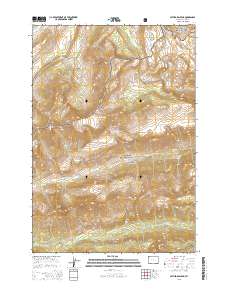 Cathedral Peak 2015 topographic map thumbnail