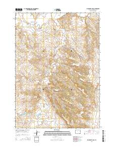 Buck Creek Hills 2015 topographic map thumbnail