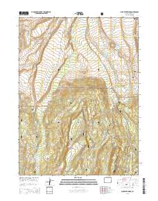 Buck Fever Ridge 2015 topographic map thumbnail
