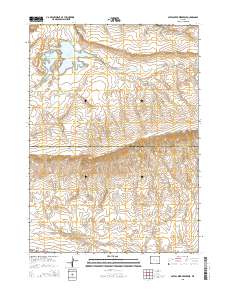 Bates Creek Reservoir 2015 topographic map thumbnail