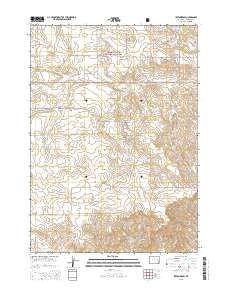 Ireton Draw 2015 topographic map thumbnail