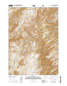 Blue Nose Creek 2015 topographic map thumbnail
