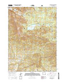Christina Lake 2015 topographic map thumbnail