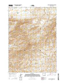 Camel Hump Reservoir 2015 topographic map thumbnail