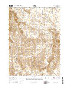 Casebier Hill 2015 topographic map thumbnail