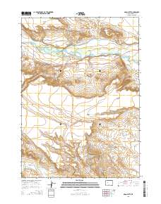 Argo Butte 2015 topographic map thumbnail