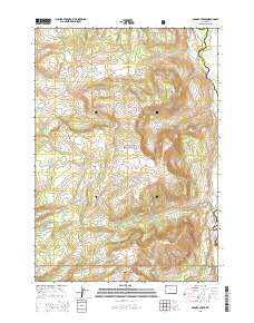 Badger Creek 2015 topographic map thumbnail