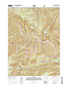 Bridger Peak 2015 topographic map thumbnail
