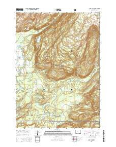 Cave Falls 2015 topographic map thumbnail