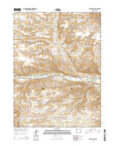 Antelope Wash 2015 topographic map thumbnail