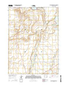 Eden Reservoir West 2015 topographic map thumbnail