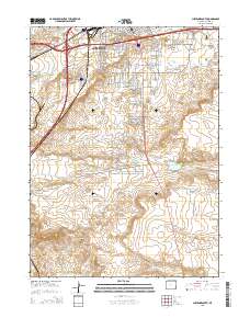 Cheyenne South 2015 topographic map thumbnail