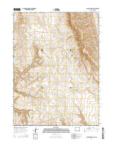 Chicken Creek SE 2015 topographic map thumbnail