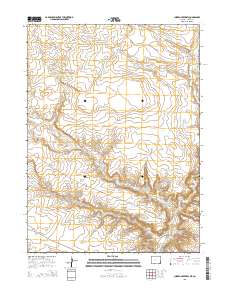 Chicken Creek SW 2015 topographic map thumbnail