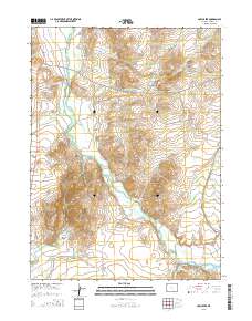 Cow Creek 2015 topographic map thumbnail