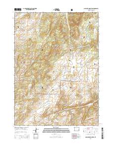 Cow Creek Mountain 2015 topographic map thumbnail