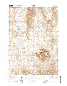 Coyote Gap 2015 topographic map thumbnail