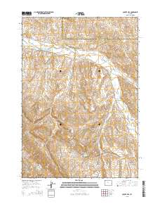 Coyote Hill 2015 topographic map thumbnail